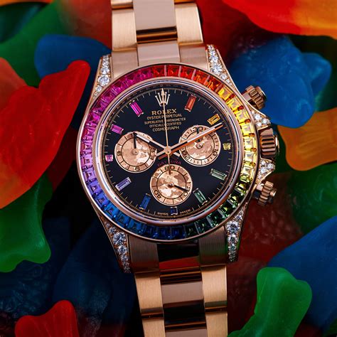 rolex rainbow hodinke|rolex rainbow daytona review.